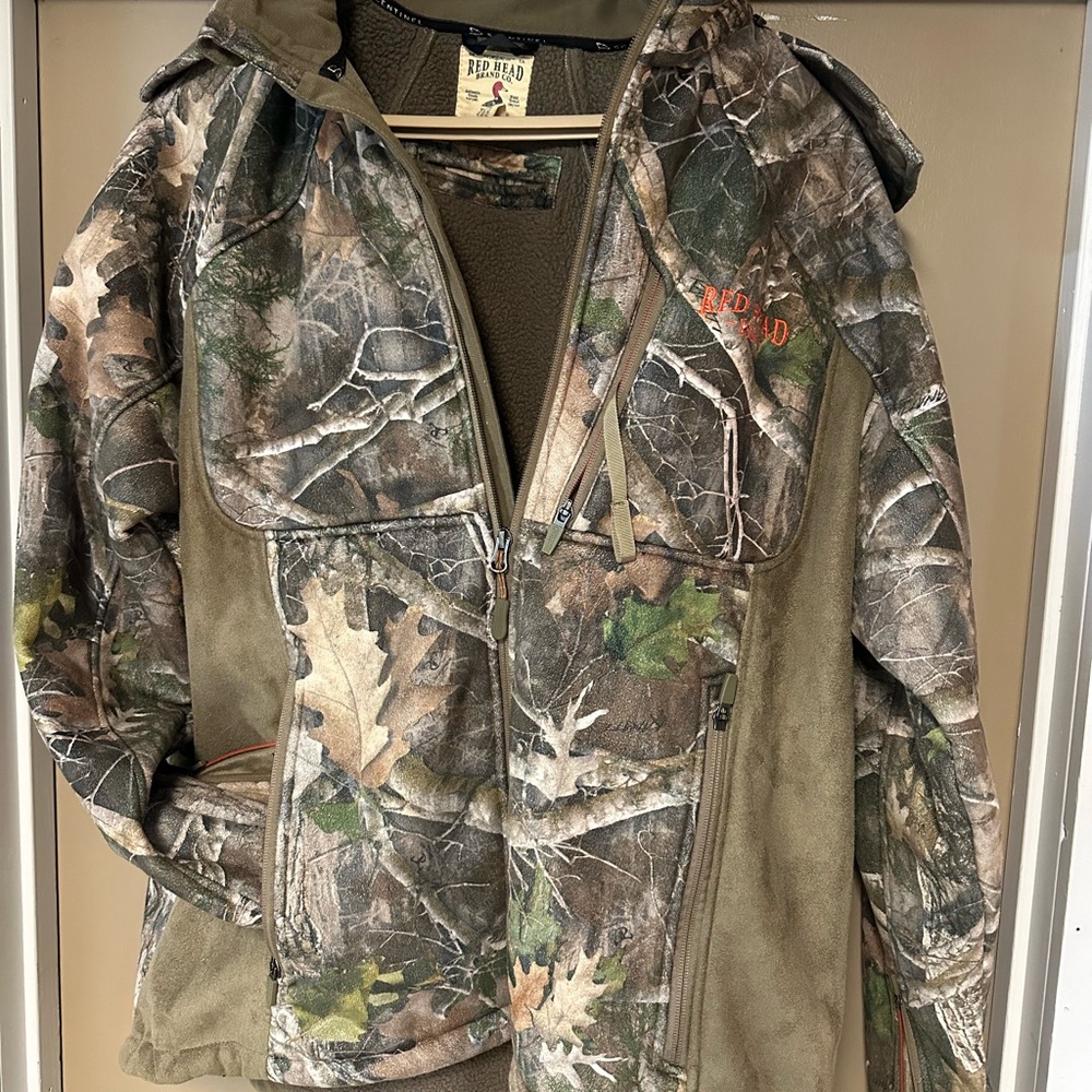 Red Head Camouflage Mens Jacket